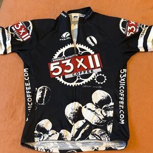 Voler Hammer Nutrition Coffee Cycling Jersey - Large